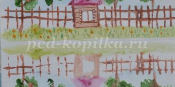 Урок ИЗО «Весна. Отражение»