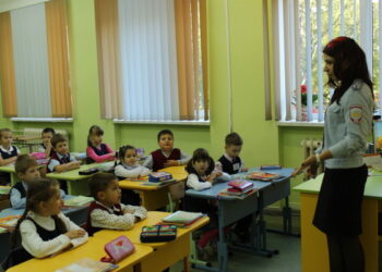 Наши новости. На уроке о правилах дорожного движения