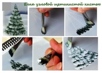 Урок ИЗО «Ёлочка»