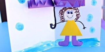 Творческая мастерская «Открытка-зонтик»