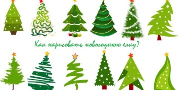 Урок ИЗО «Новогодняя ёлочка»