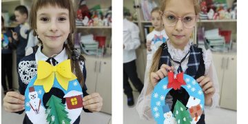 Наша выставка «Новогодний венок»
