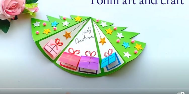 Творческая мастерская «Открытка-ёлочка»
