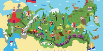 Пришкольный лагерь «Путешествуем по России»