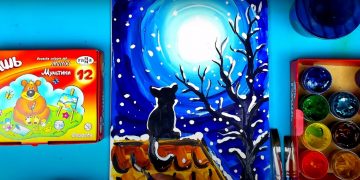 ИЗО «Кот на крыше»