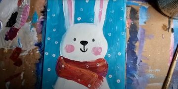 ИЗО «Зайчик в шарфе»